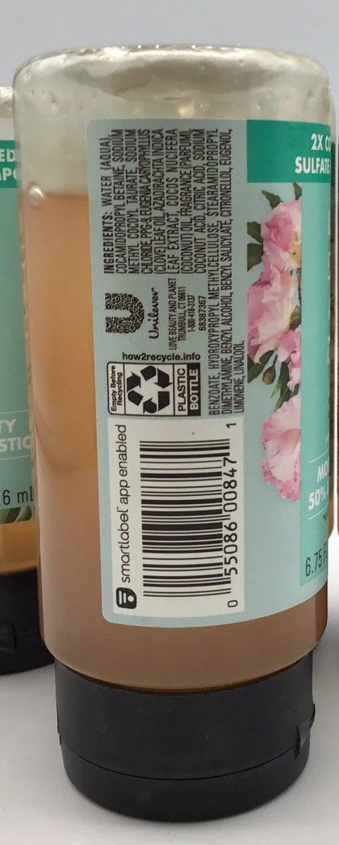 Lot Of 4 Love Beauty and Planet Shampoo -Indian Lilac and Clove Leaf