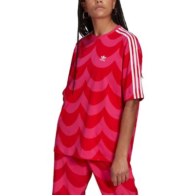 Adidas X Marimekko Shirt Wave Designer Oversize Tee Sport