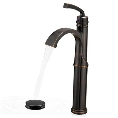 Vessel Sink Faucet Waterfall Bathroom Sink Faucets, Brass Oil Rubbed Bronze