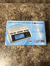 MIDLAND WR-300 AM/FM Alert Weather Radio, Alarm Clock, NOAA Public Hazards Alert