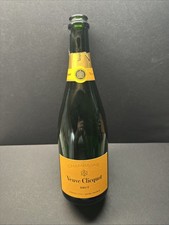 Empty Wine and Champagne bottle, Veuve Clicquot BRUT