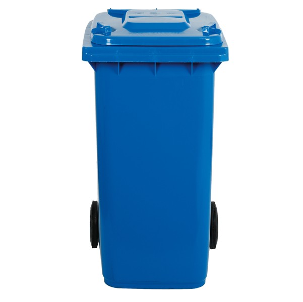 Bidone Carrellato per Raccolta Differenziata Mobil Plastic - 48x55x93 cm - 120 L