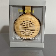 heyday  Wireless Speaker   Portable Bluetooth Speaker Mustard 