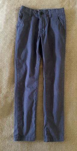 OshKosh B'Gosh Stretch Skinny Dress Pants Chinos Blue Adjustable Boys Size 7