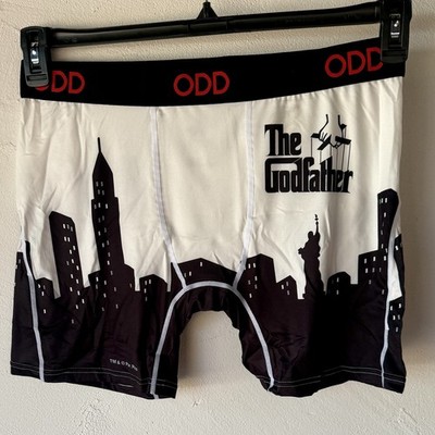 Odd Sox The Godfather City Scape Novelty Boxer Briefs For Men Adult X-Large