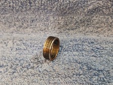 Idaho Handcrafted Washington Quarters coin ring, size7 2007