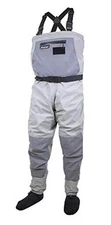  Men's Hellbender Pro Waterproof Stockingfoot Fishing Chest Wader Medium Gray
