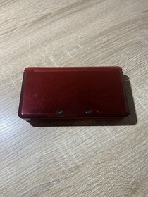9394 Nintendo 3DS Flare Red Very Good TESTED