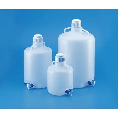 Carboy, Stopcock, 13.20 Gal., Pp (Formerly Lab Safety Supply),  49H035