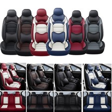 Luxury Leather Car Seat Cover For Nissan Altima Rogue Xtrail Front Rear Full Set