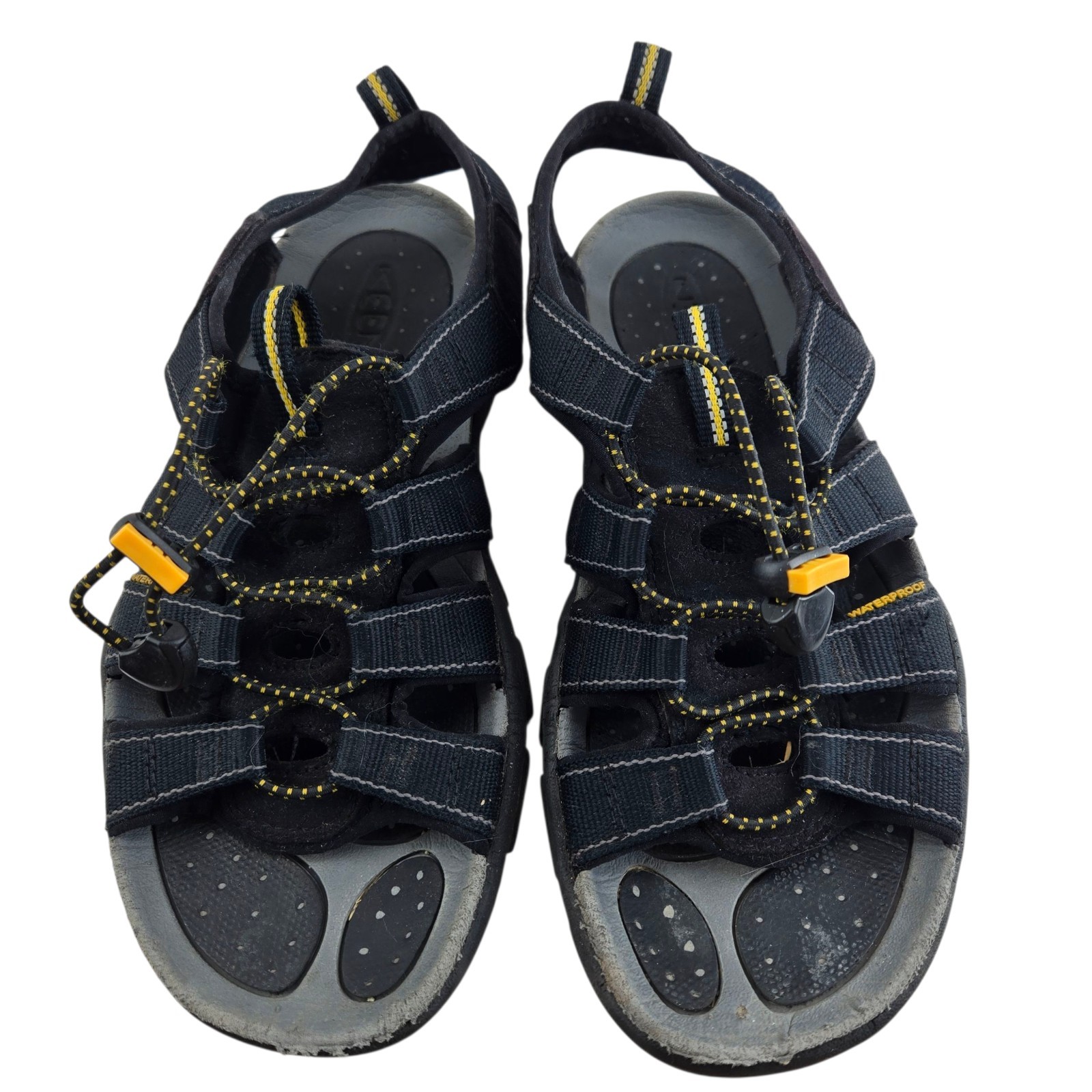 Sandali sportivi Keen uomo 8 neri punta aperta lacci elastici escursionismo outdoor Gorpcore