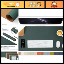 Dual-Sided Cork Desk Mat for Office Home - Large Mouse Pad Desk Organizer 90