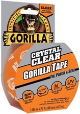 Crystal Clear Tape 1.88 Inch x 27 Feet Roll for Crafts Packaging Sealing