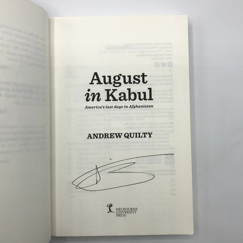 August In Kabul: America's Last Days In Afghanistan Book by Andrew Quilty Signed - Picture 3 of 8