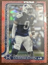 Topps 2023 Chrome DeMarvion Overshown leather footbl bord #78 Dallas Cowboys NFL