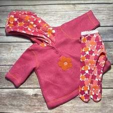American Girl Doll Bitty Baby Twins Pink Fleece Fall Frolic In The Woods Outfit