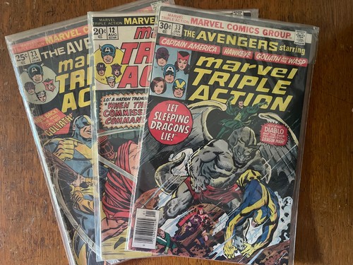 Avengers TA #12, 23, 33 with Goliath, Wanda, Hawkeye, Wasp, Captain America