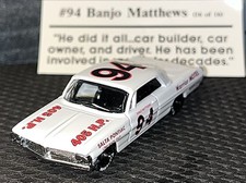 1/64 1962 Pontiac RCI RCCA LEGENDS #94 BANJO MATTHEWS