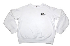 Uniqlo UT KAWS Grandfather Sweatshirt Boys 13 Crew Neck Pullover Phaidon White