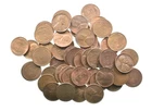 1940's & 1950's AU/BU Red Brown Lincoln Wheat Cent Roll *588
