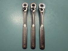 Craftsman Ratchets Usa Made Vintage Lot Of 3 44808 Used 38 Drive