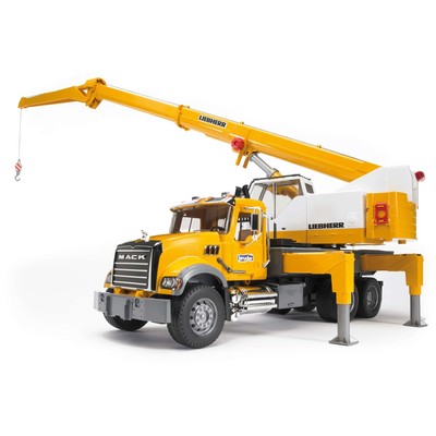 ブルーダー　MACK LIEBHERR クレーン Bruder Toy MACK Granite Liebherr Crane Truck with 50 inches