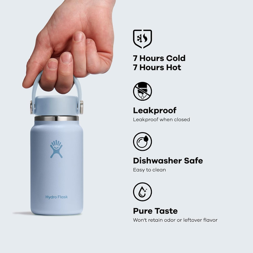 Hydro Flask Micro Bottle - Insulated Mini Leak Proof Flask for Purse or Pocket i - Bild 4 von 12