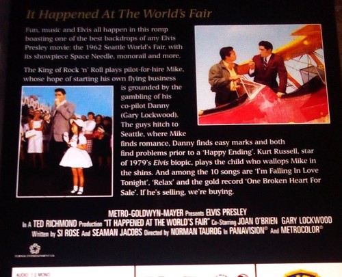 IT HAPPENED AT THE WORLD'S FAIR DVD 60S MUSICAL FILM MOVIE ELVIS PRESLEY UK - Picture 4 of 4