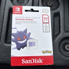 SanDisk 512GB microSDXC Memory Card Nintendo Switch Pokemon - New