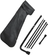 Spare Tire Lug Wrench Tool Kit for Jack Replacement 2007-2015 Ram Black 