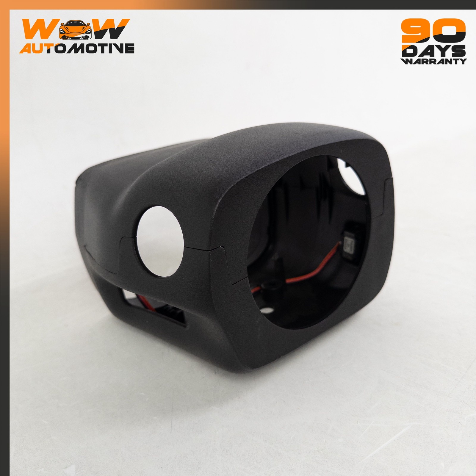 06-13 CHEVROLET CORVETTE C6 STEERING WHEEL COLUMN SHROUD COVER BLACK OEM