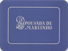 Pousada De Sao Martinho Portugal Vintage Hotel Inn Luggage Label Ephemera
