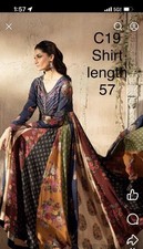pakistani designer salwar kameez Ethnic Frock C19