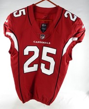 2020 Arizona Cardinals TJ Ward #25 Game Issued Red Jersey 40 523