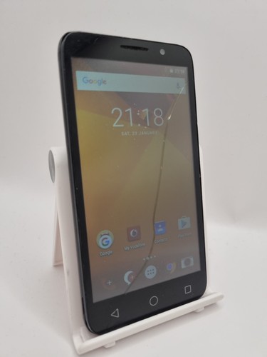 Vodafone Smart Turbo 7 schwarz entsperrt 8GB 5,0" Android Smartphone gesprungen