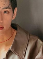 BTS V Worn Thin Single Original Necklace. in seoul