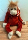 Vintage Beanie Baby Schweetheart Organgutan Plush Stuffed Animal NWT