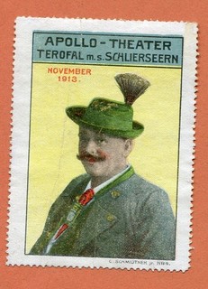 Reklamemarke/Vignette APOLLO THEATER TEROFAL SCHLIERSEERN