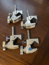 4 Mathews Super Mafer Clamps  with 5/8" Pin Kit for fixture mounting 