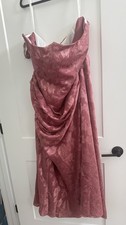 Azazie Women's Pink Ezrena Maxi Formal Dress