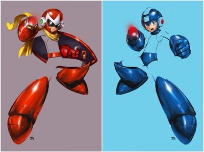 MEGAMAN TIMELINES #1 HUY DINH NEGATIVE SPACE VIRGIN VARIANTS LTD TO 444 WITH COA