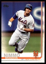 Brandon Nimmo 2019 Topps #172 New York Mets MLB READ FREE SHIPPING AutographDen