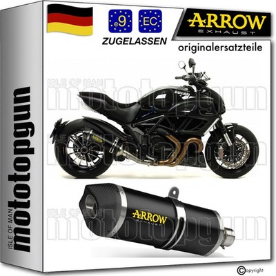 ARROW AUSPUFF ZUGELASSEN KAT RACE-TECH ALUMINIUM SCHWARZ C DUCATI DIAVEL 2015 15