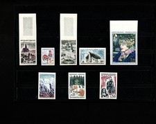 FRANCE ** n°  1308, 1331, 1388, 1394A, 1426, 1454, 1460, 1461/NON DENTELES /TTBE