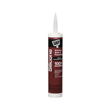 Dap 7079808648 Kitchen/Bath Silicone Sealant, Clear, 9.8-oz. - Quantity 12