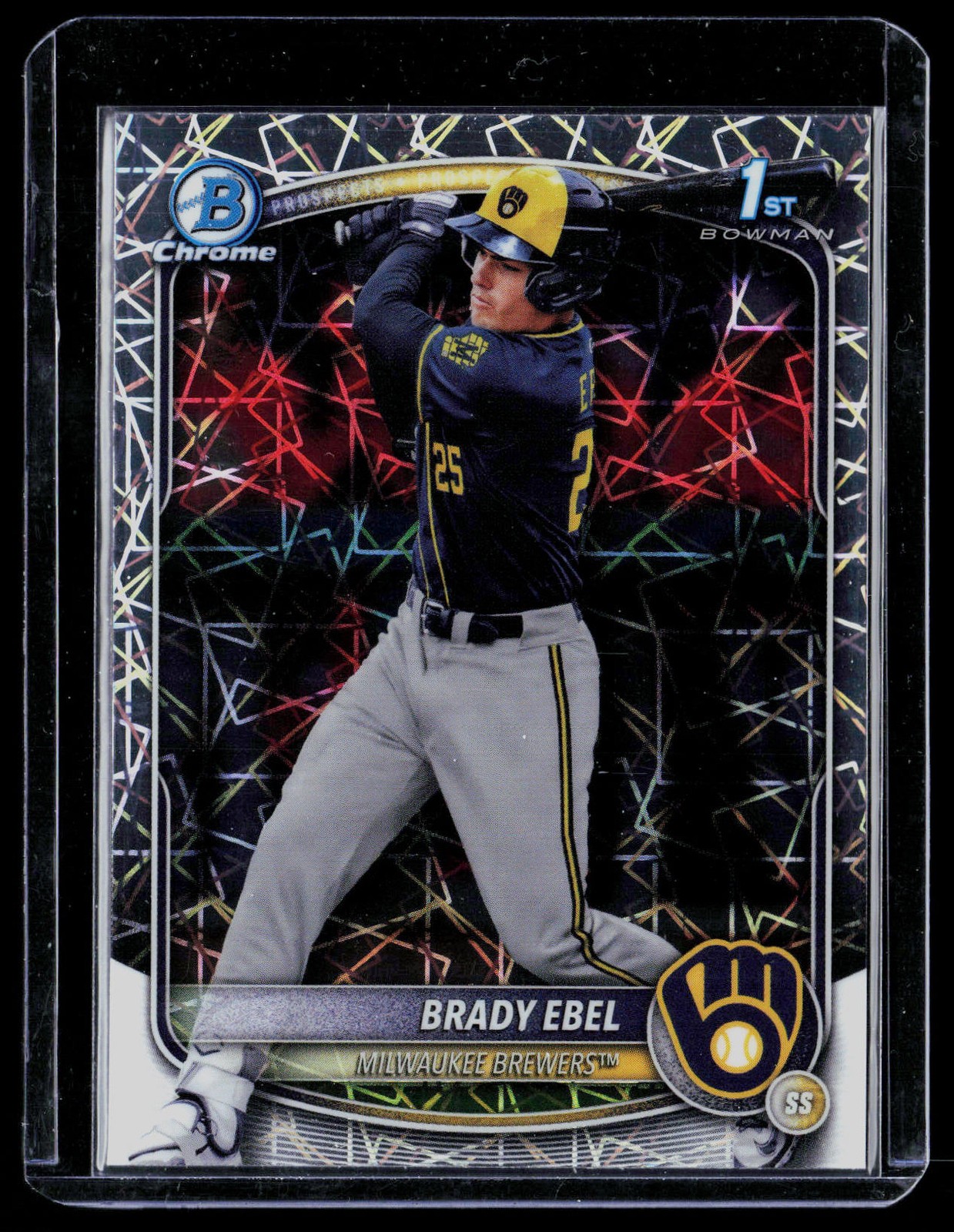 2025 Bowman Draft 1st #BDC-194 Brady Ebel Chrome Laser Refractor