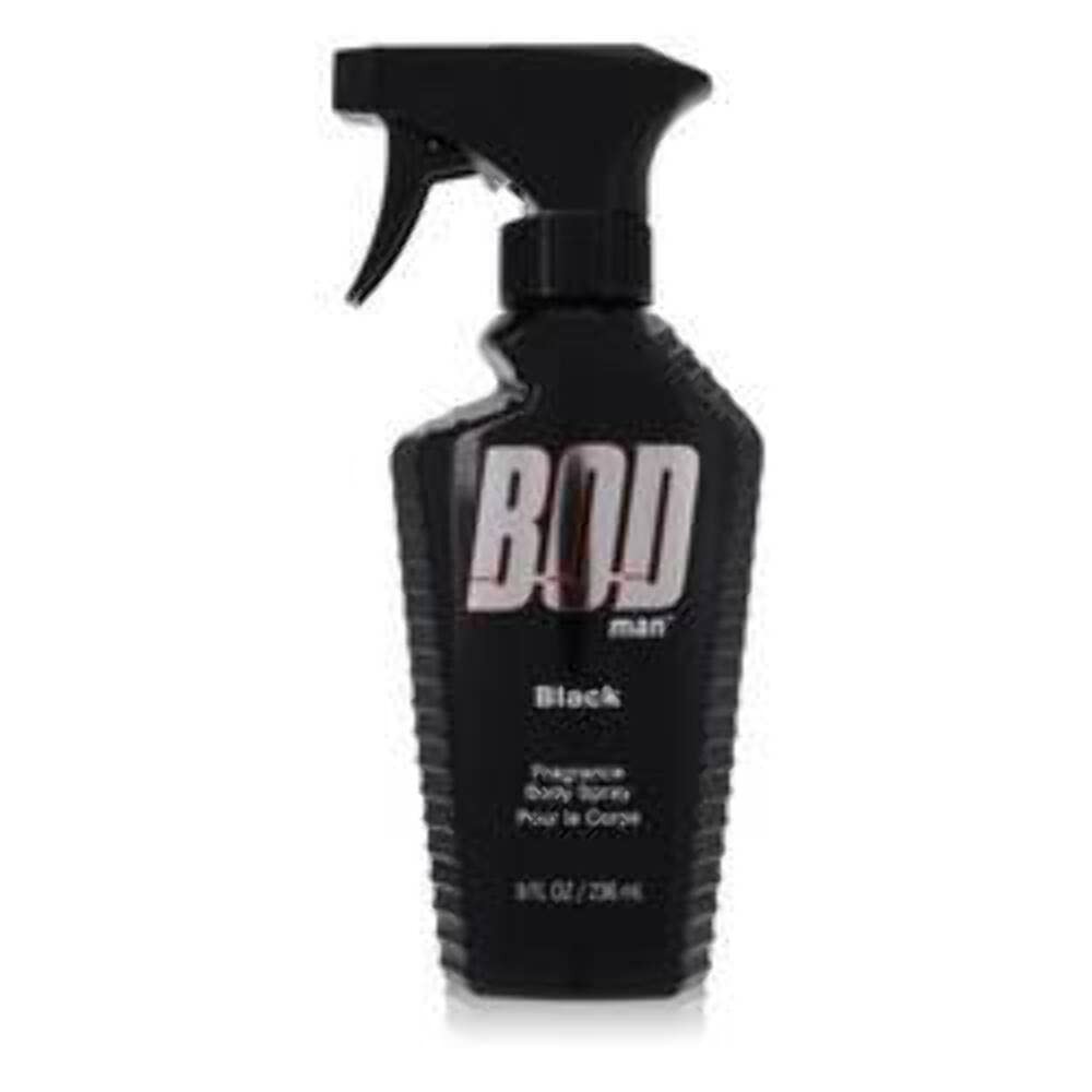 Bod Man Black by Parfums De Coeur Body Spray 8 oz for Men