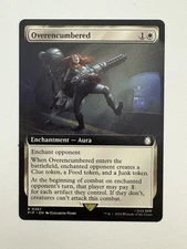 Overencumbered Borderless MTG Magic the Gathering Card NM Near Mint PIP