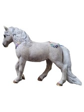 Schleich Einhorn Stute Weiß mit Blumen Pferd Spielfigur Fantasy