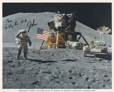 JAMES JIM IRWIN Autographed Signed NASA Photograph Astronaut Apollo 15 TO MARK